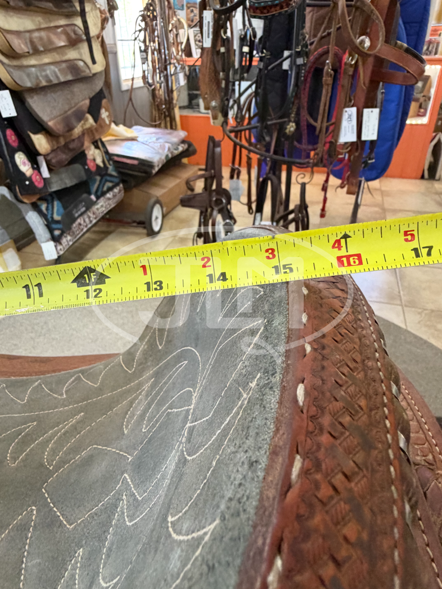 14.5" Corriente Team Roping Saddle    S1121