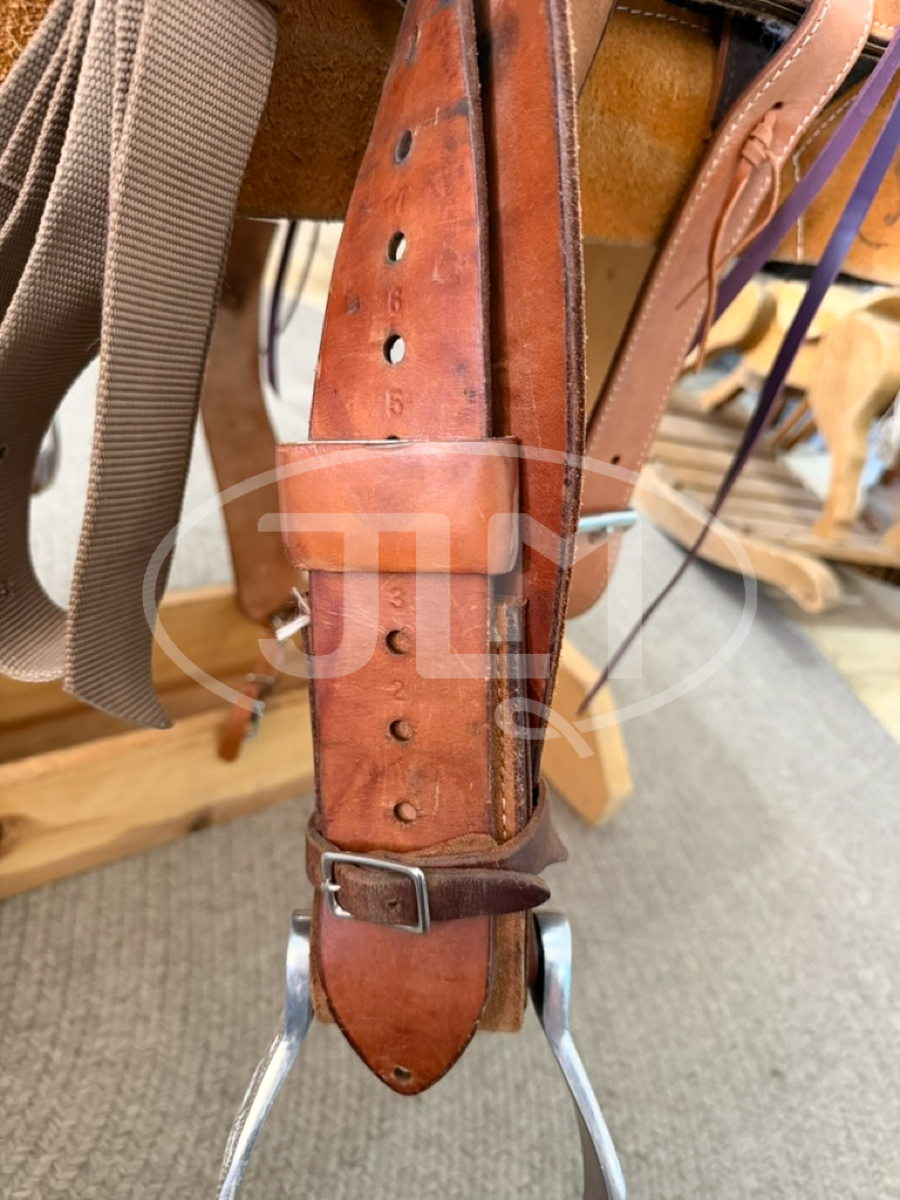 15.5" Billy Cook Barrel Saddle