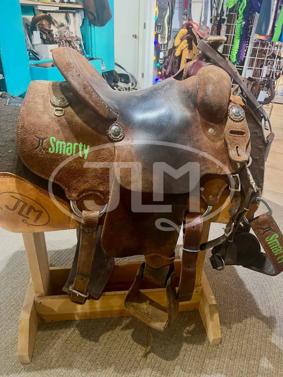 13.5" Smarty Team Roping Saddle