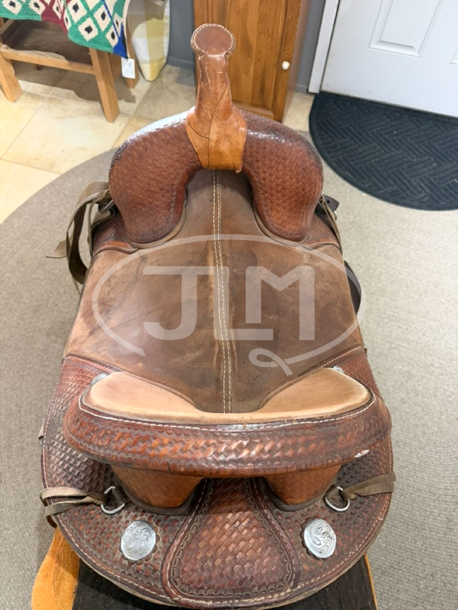 14.5" Bob Marshall Sports Saddle Treeless Barrel Saddle