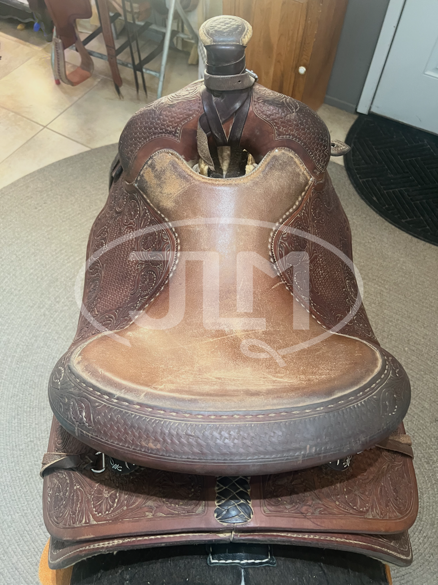 15.5" Bob's Custom Team Roping Saddle