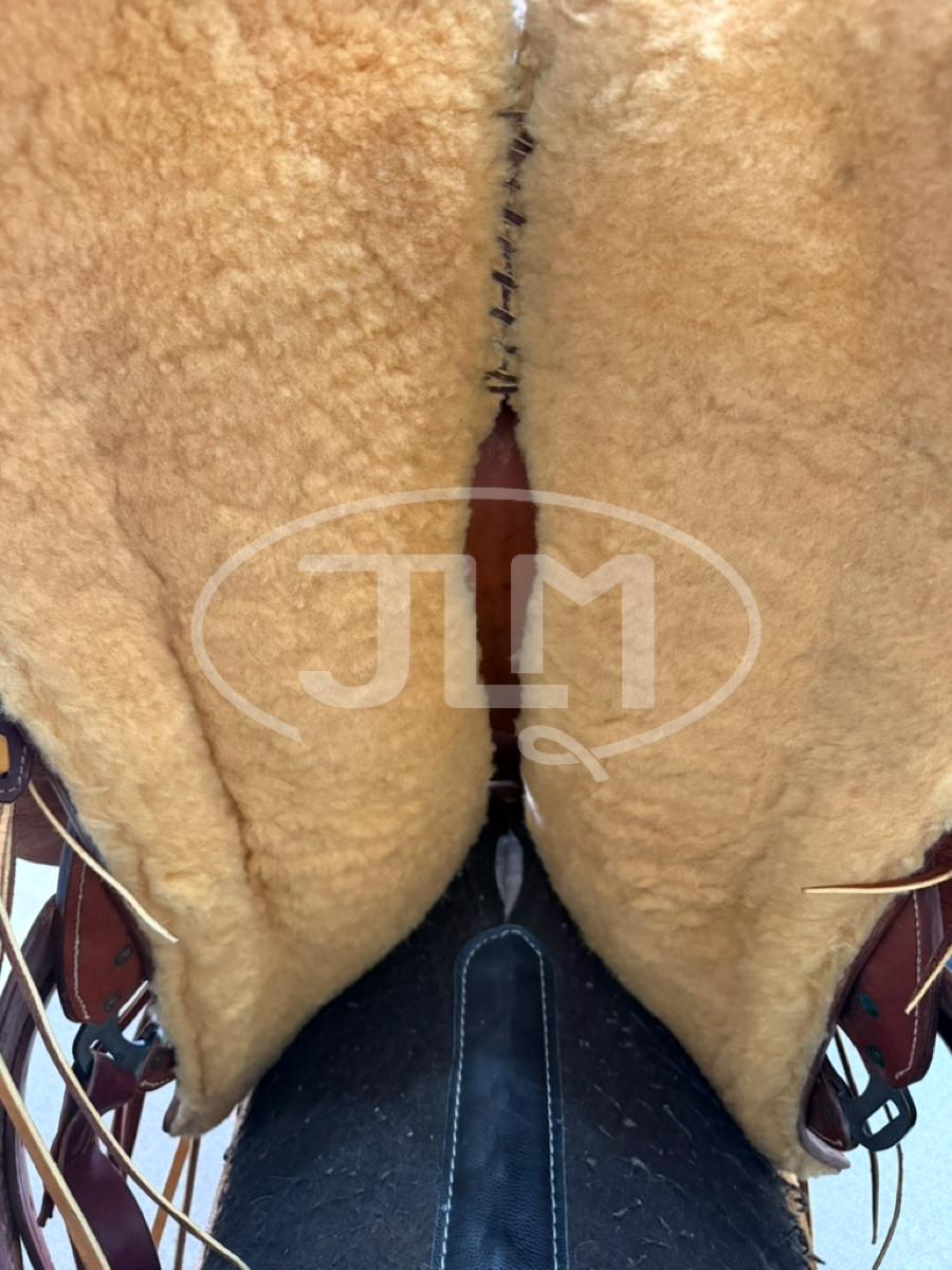 15" JJ Croft Custom Handmade Ranch Saddle