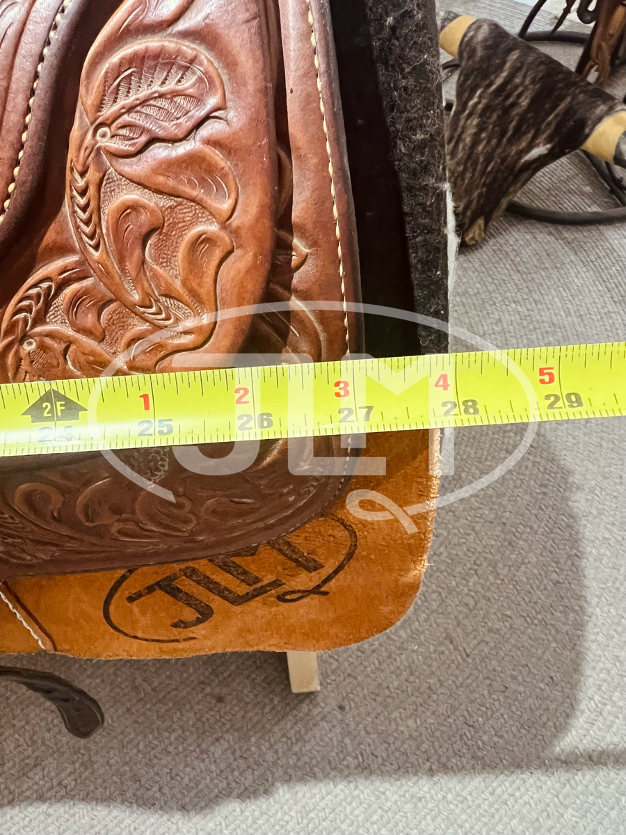 14.5" Longhorn Team Roping Saddle