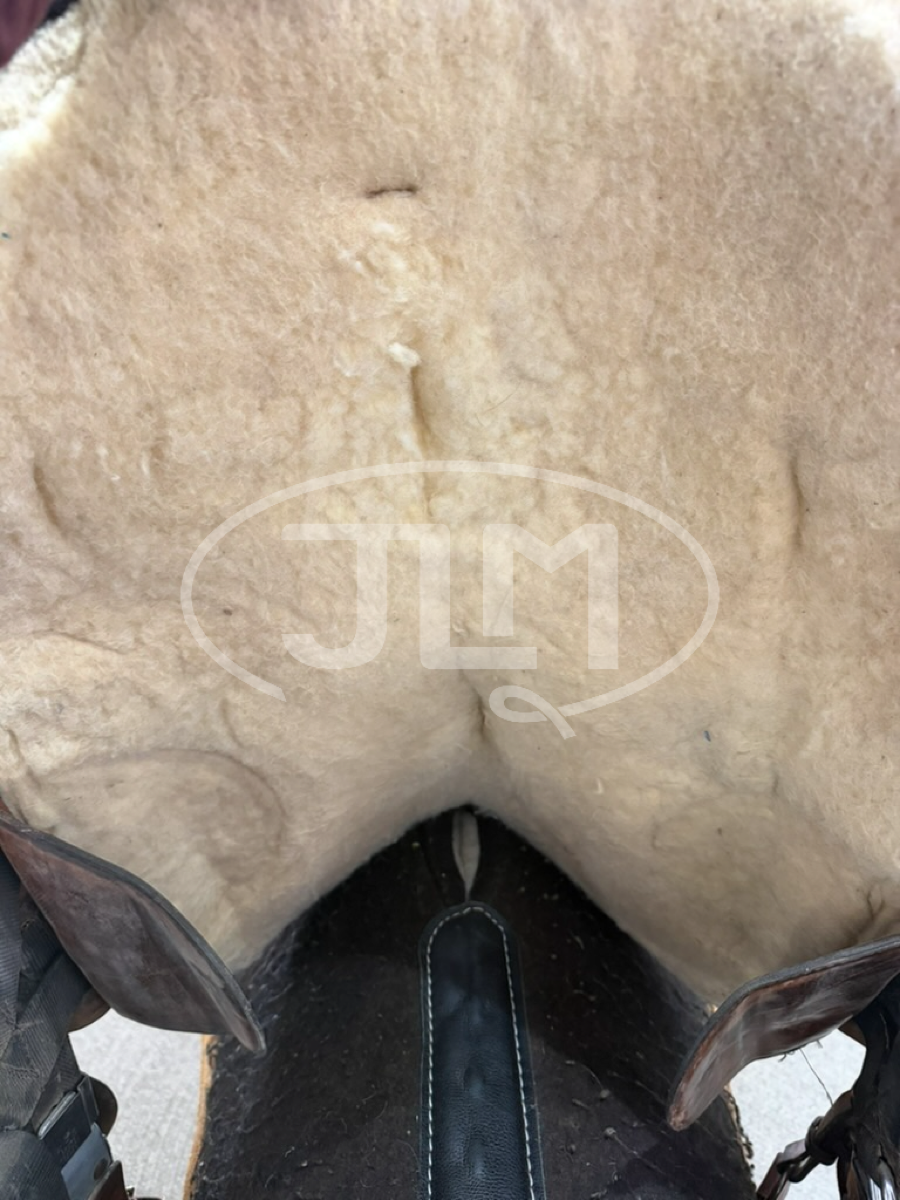 16" Bob Marshall Sports Saddle Debra Sibley Treeless Barrel Saddle