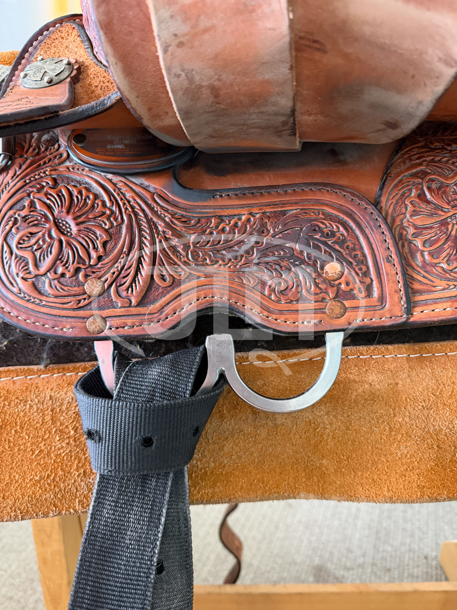 14" Circle Y Saddlery High Horse Proven Barrel Saddle