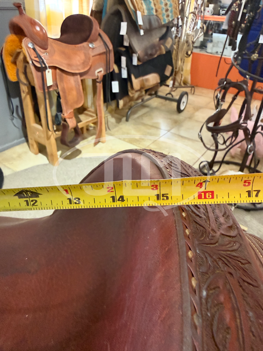 15" Stray Dog All Around Breakaway Rope Saddle