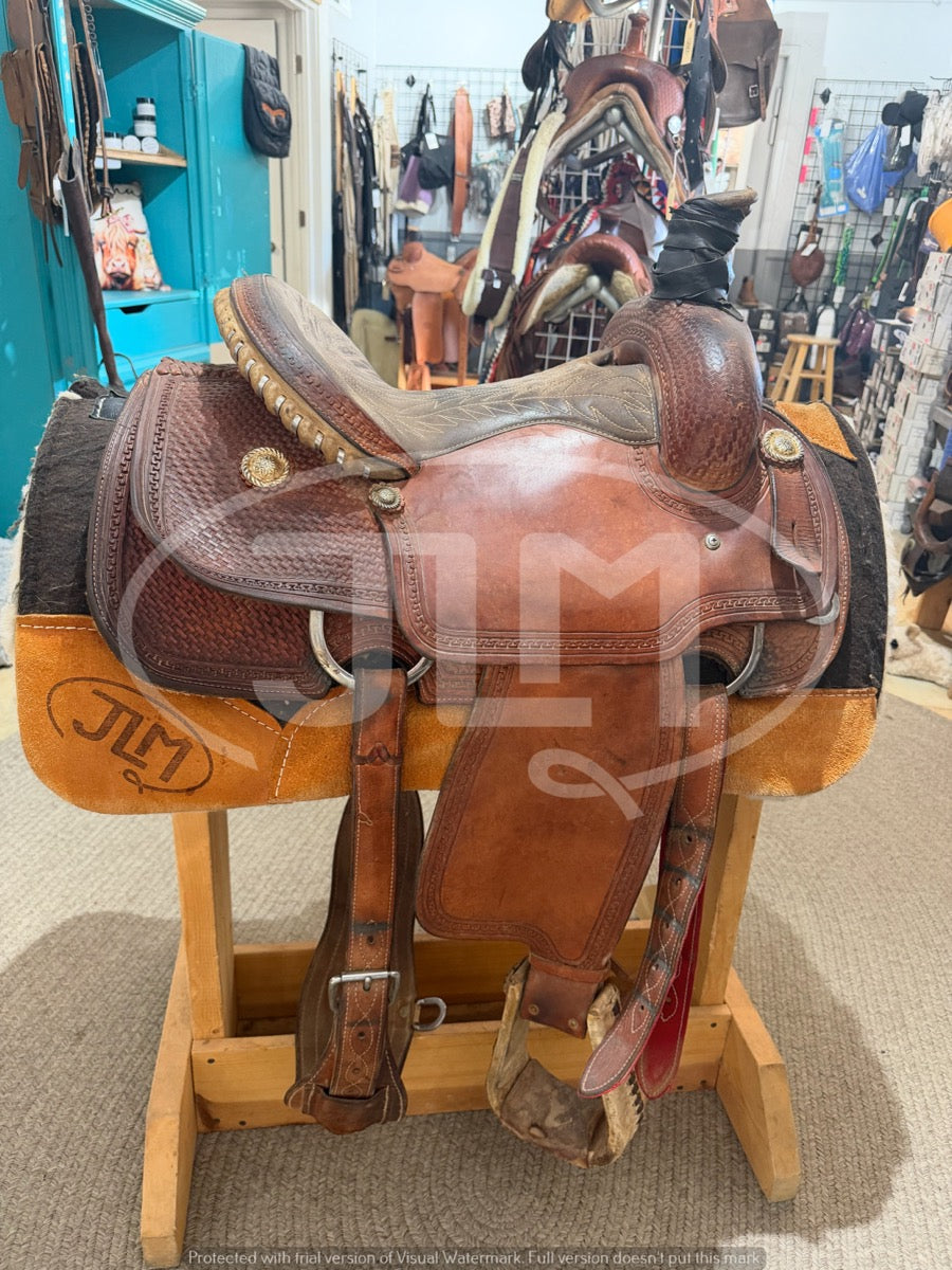 14" Corriente Team Roping Saddle      S1159