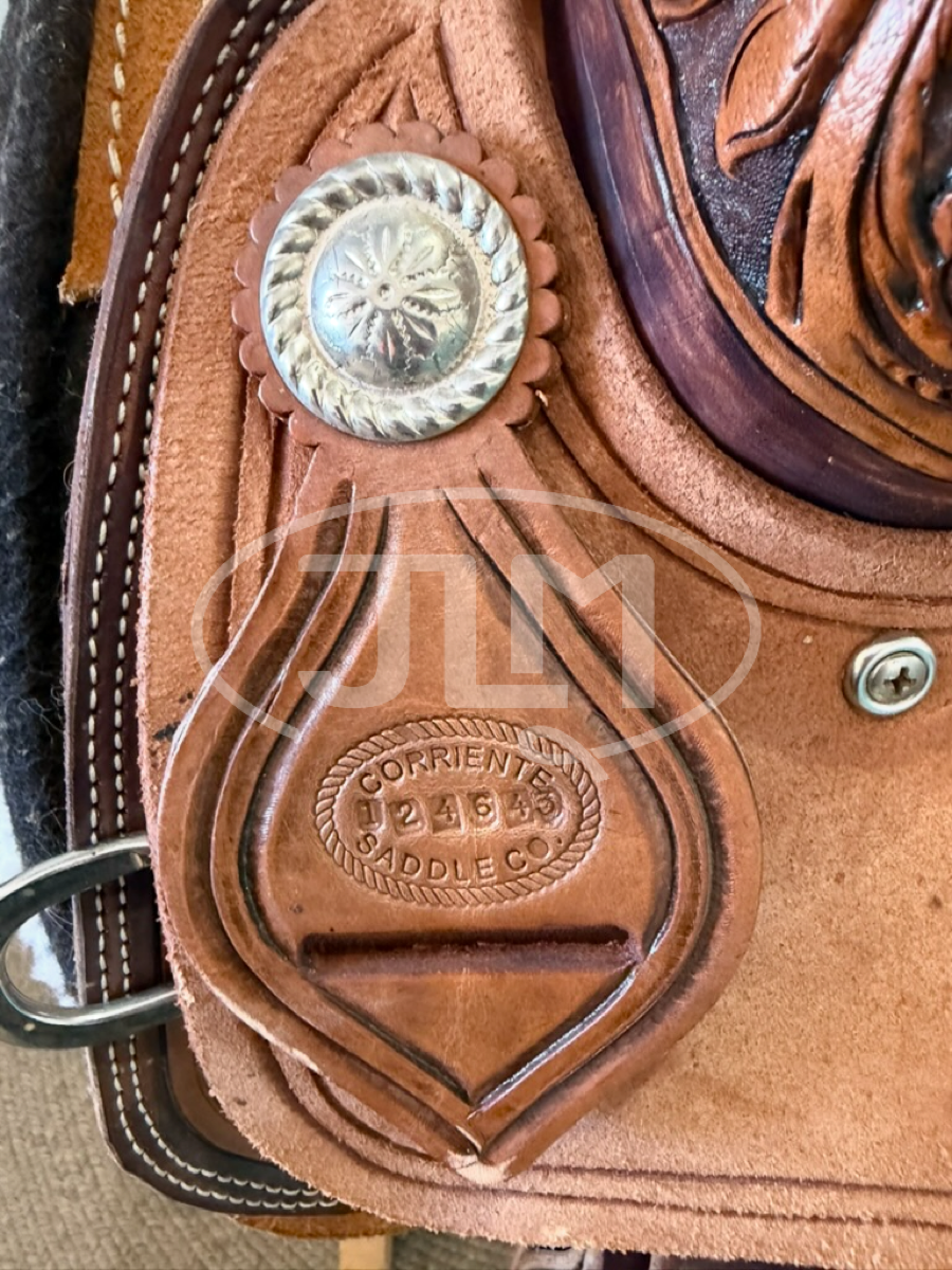 14.5" Corriente Team Roping Saddle