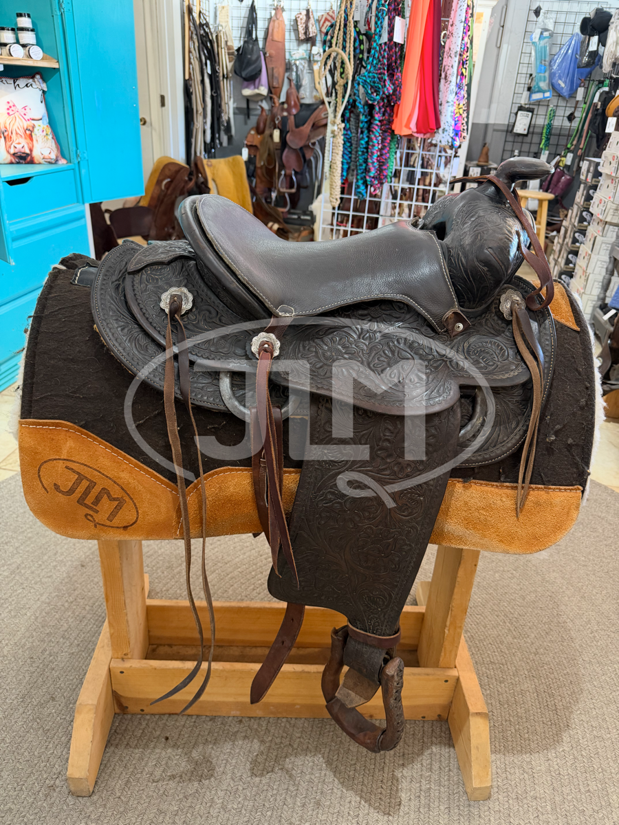 14" Vintage Western Ranch Saddle    S1120