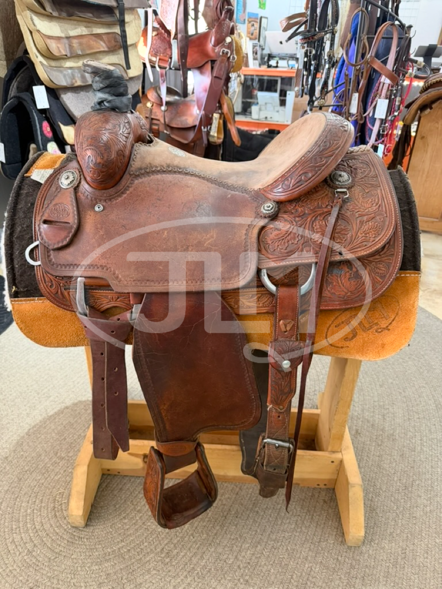 14" Martin Saddlery 01 Roper Team Roping Saddle     S1124