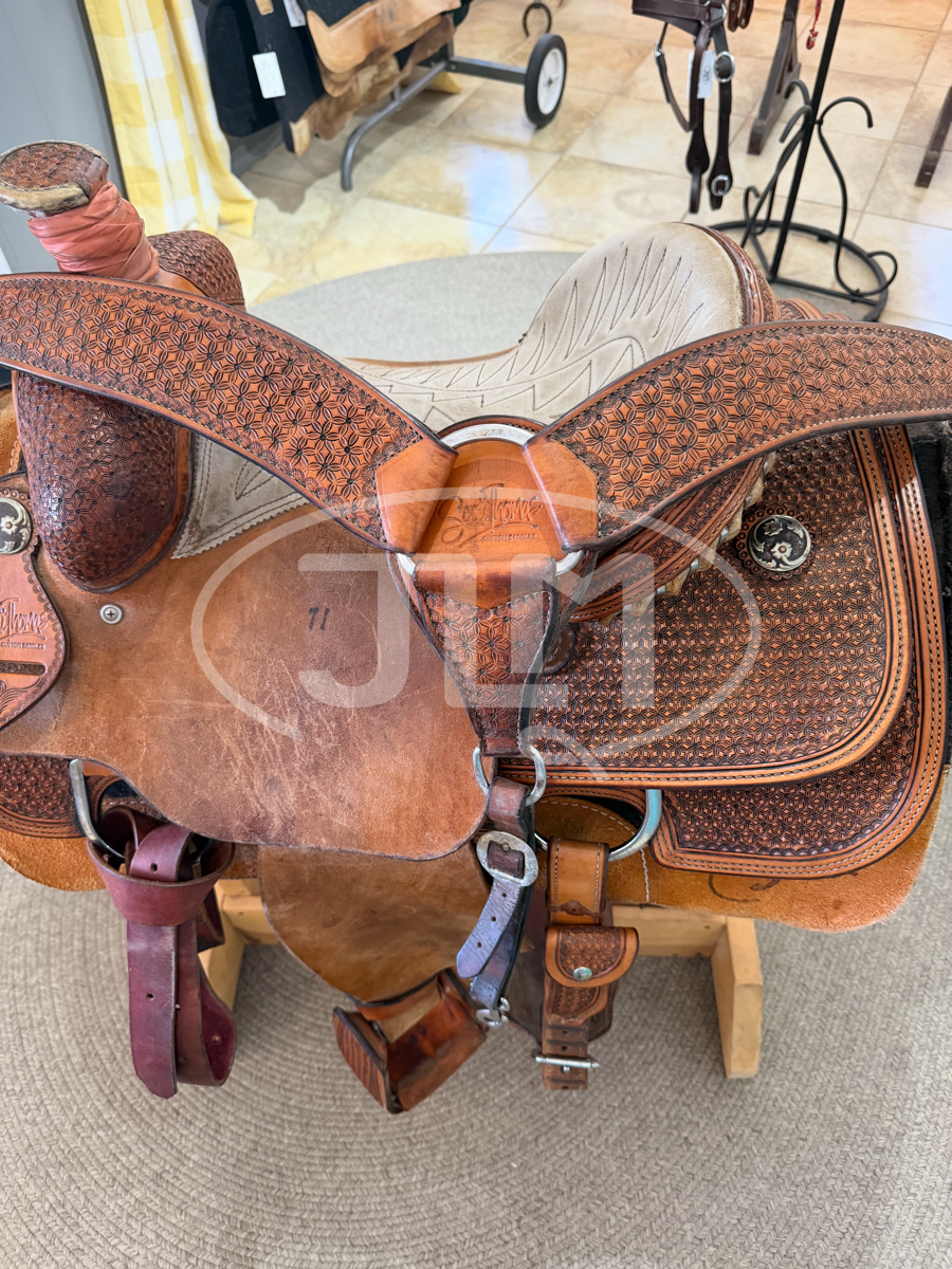 13.5" Scott Thomas Team Roping Saddle