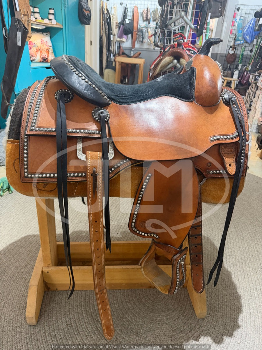 15" Elite Custom Saddles Lady Reiner Saddle     S1162