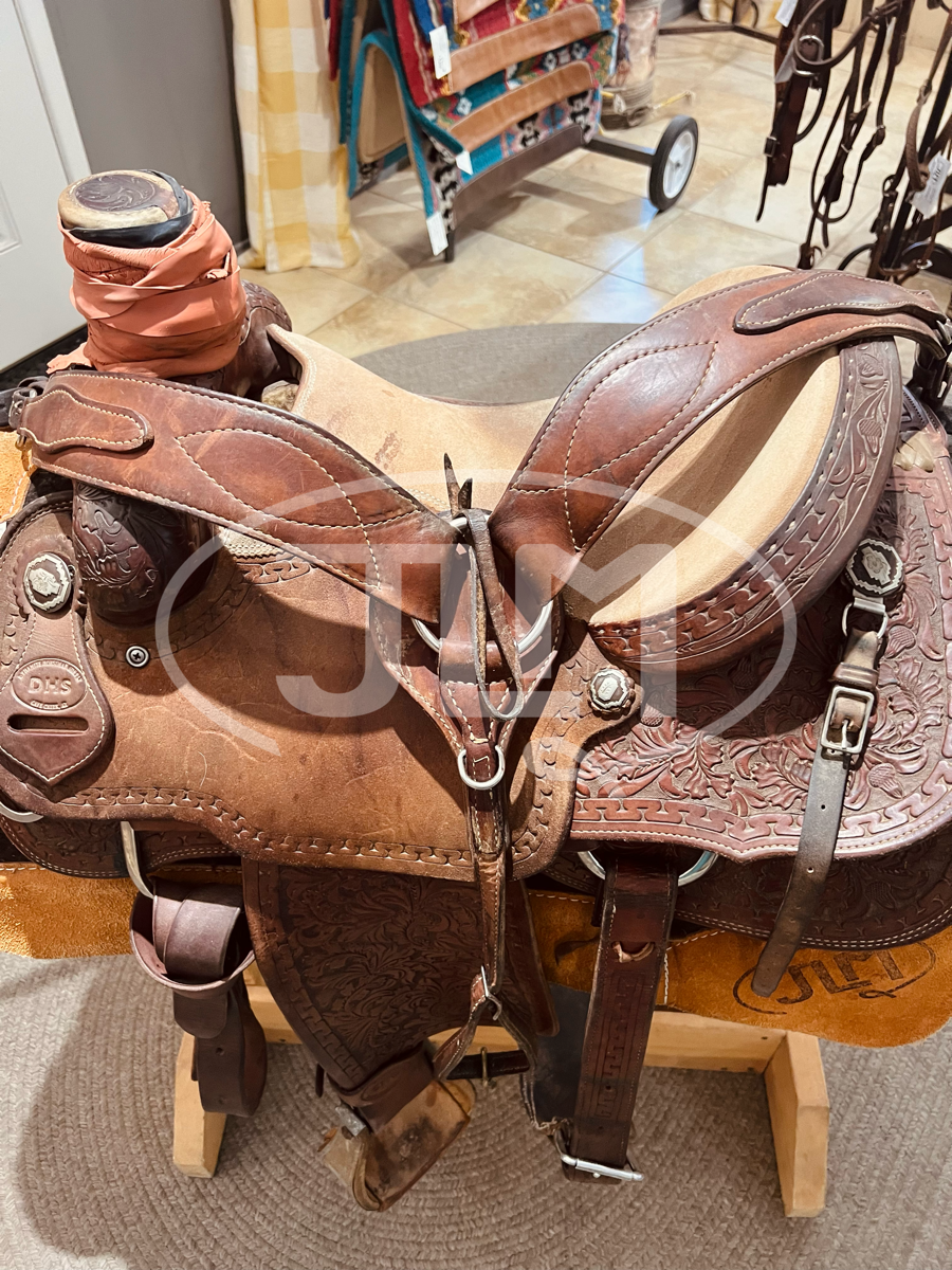 14.5" DHS Team Roping Saddle