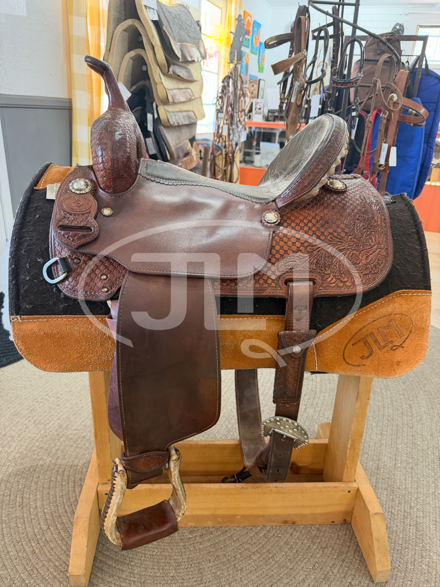 14.5" Tod Slone Diamond S Barrel Saddle