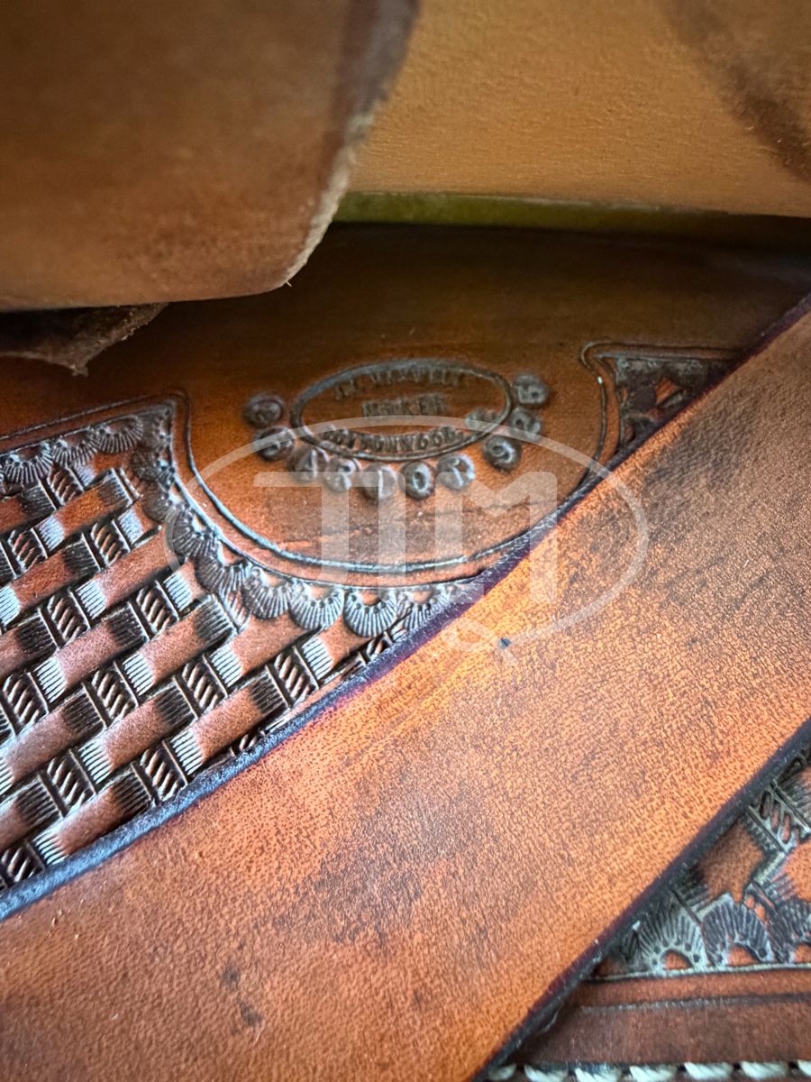 16" JJ Maxwell Cutting Saddle