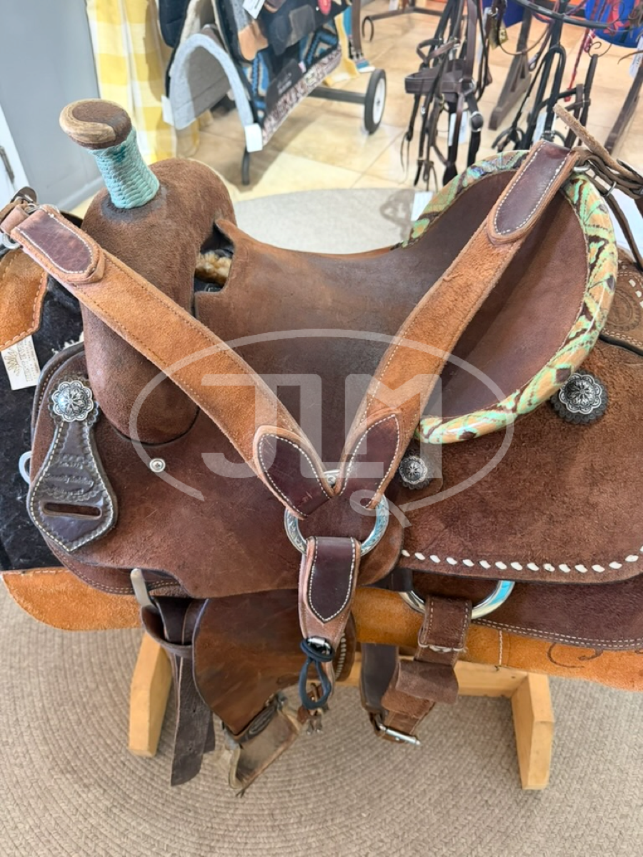 13.5" Connolly Saddlery Barrel Saddle
