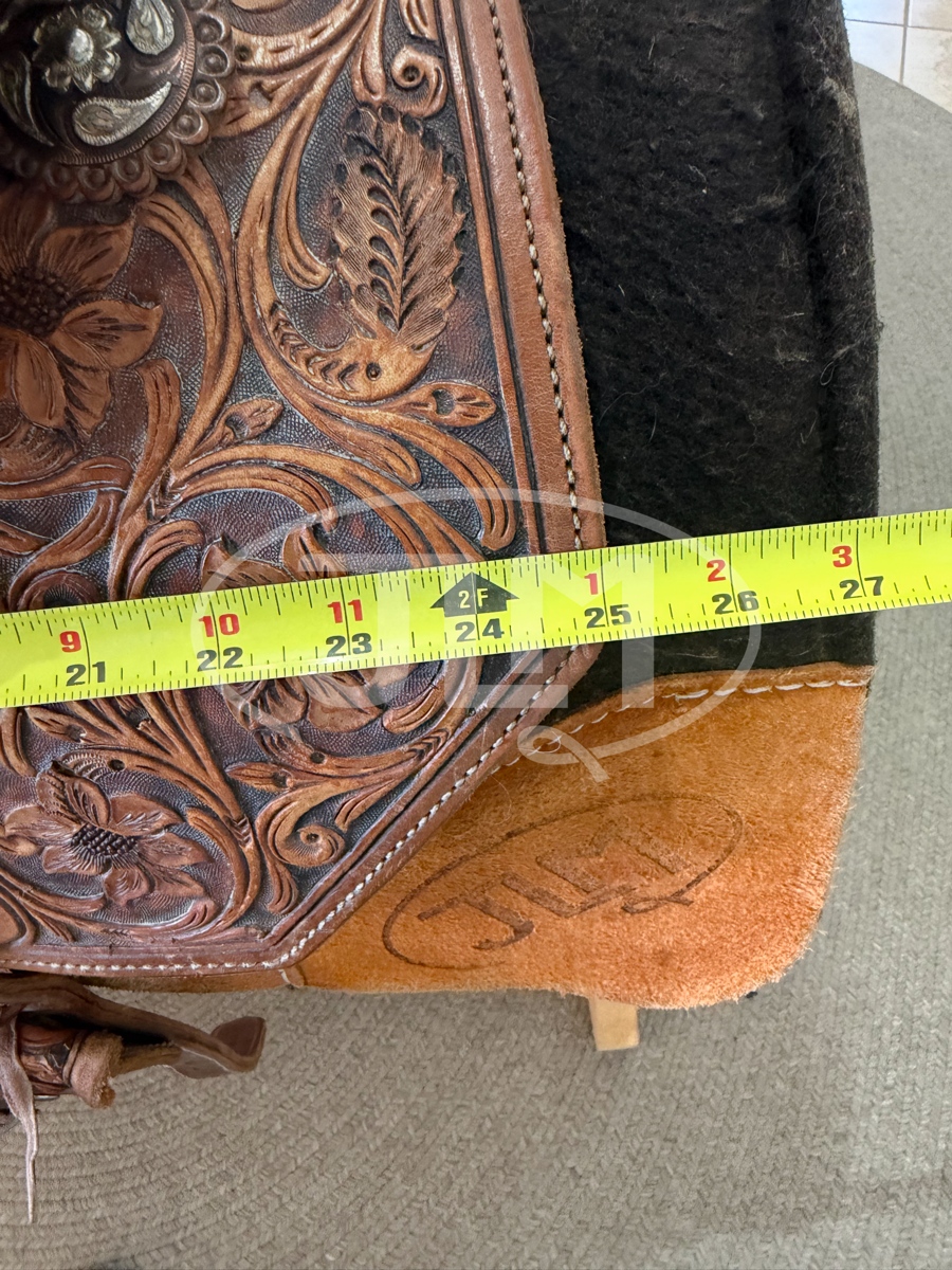 14.5" Reinsman Charmayne James C11 Barrel Saddle