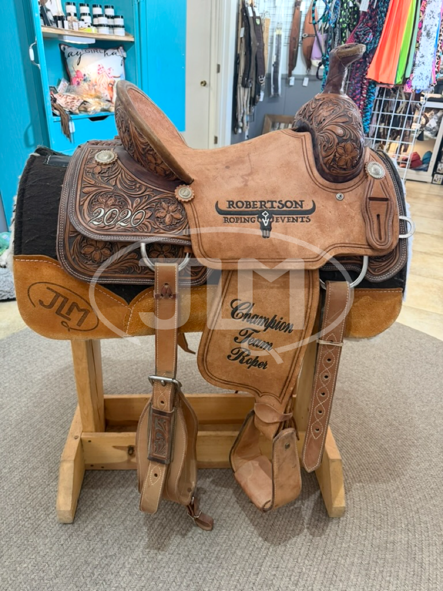 14.5" Corriente Team Roping Saddle