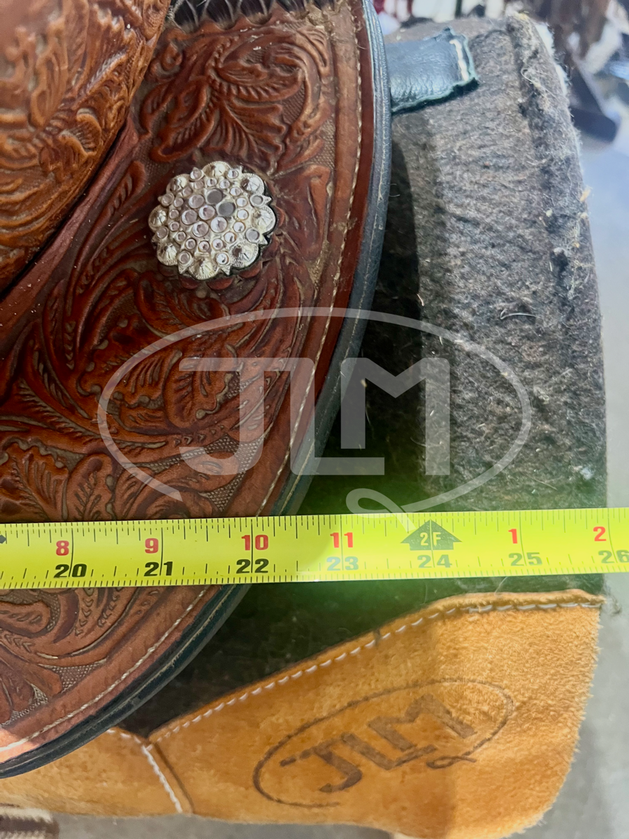 14.5" Circle Y Kelly Kaminski Flex2 Barrel Saddle