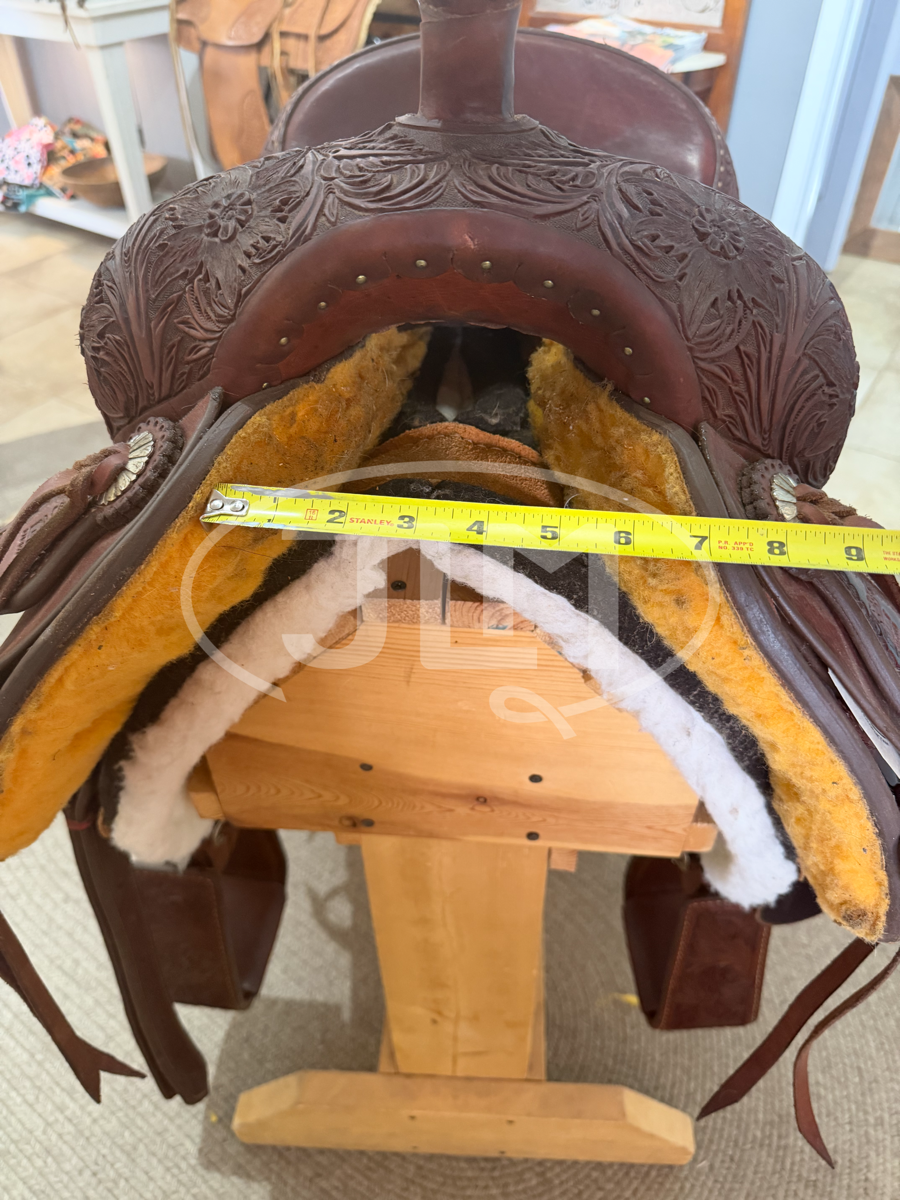 15" Stray Dog All Around Breakaway Rope Saddle