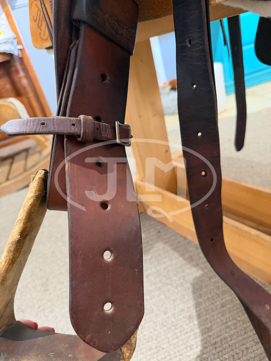 15" Crates Saddlery Team Roping Saddle      S1111