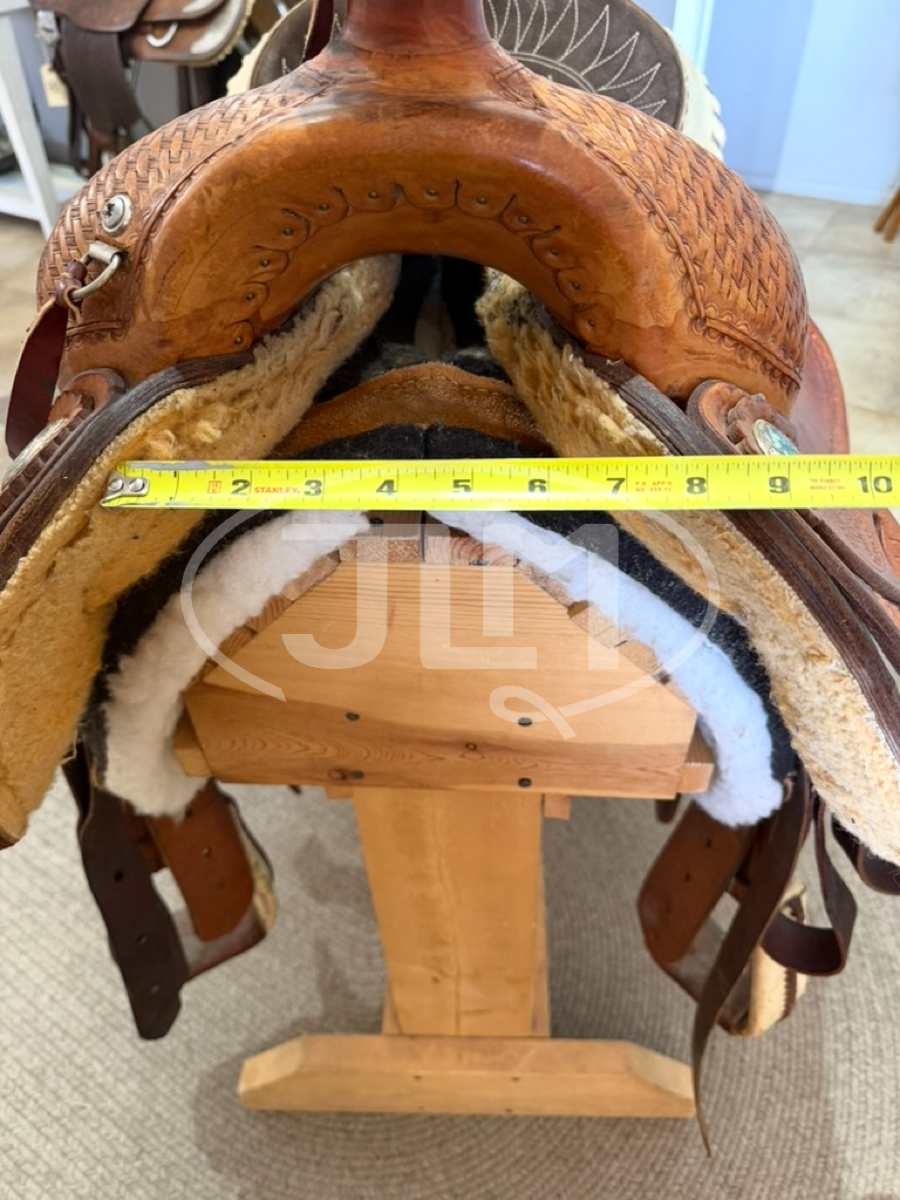 15" Genuine Billy Cook Maker Team Roping Saddle