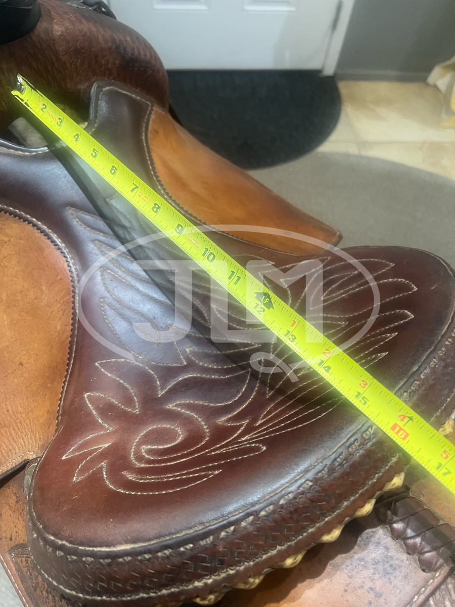 15" Crates Team Roping Saddle