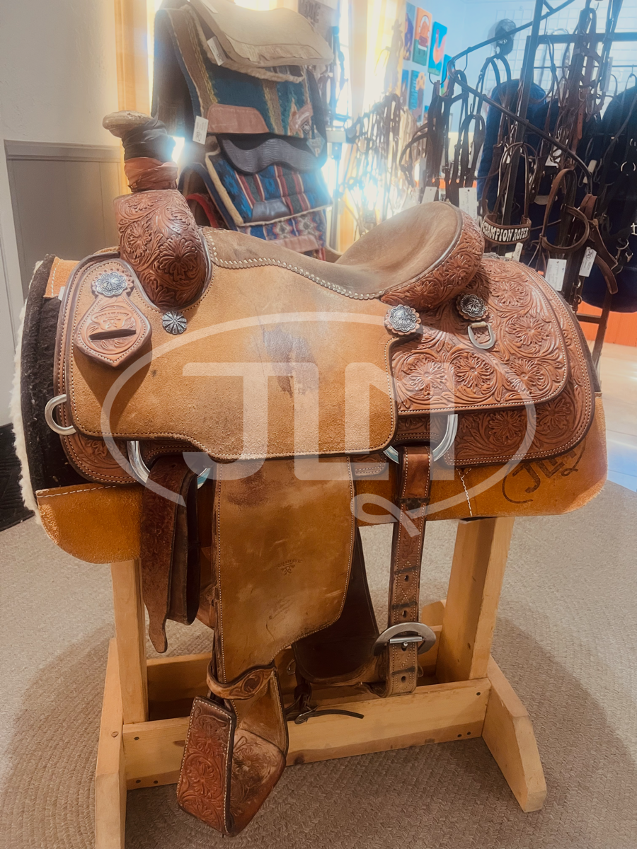 14" Tomahawk Saddlery Team Roping Saddle