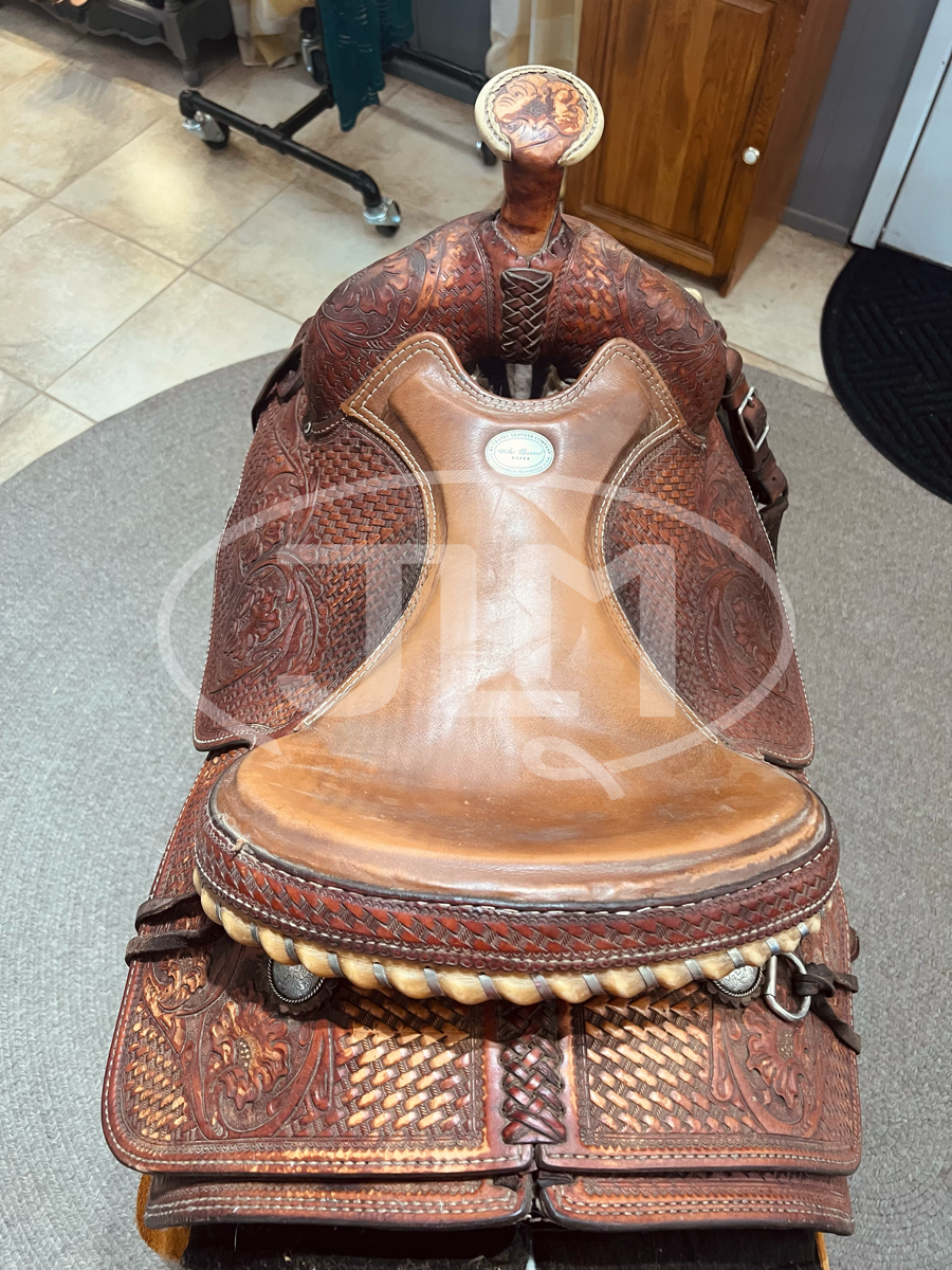 15" Crates Saddlery Mike Beers Team Roping Saddle