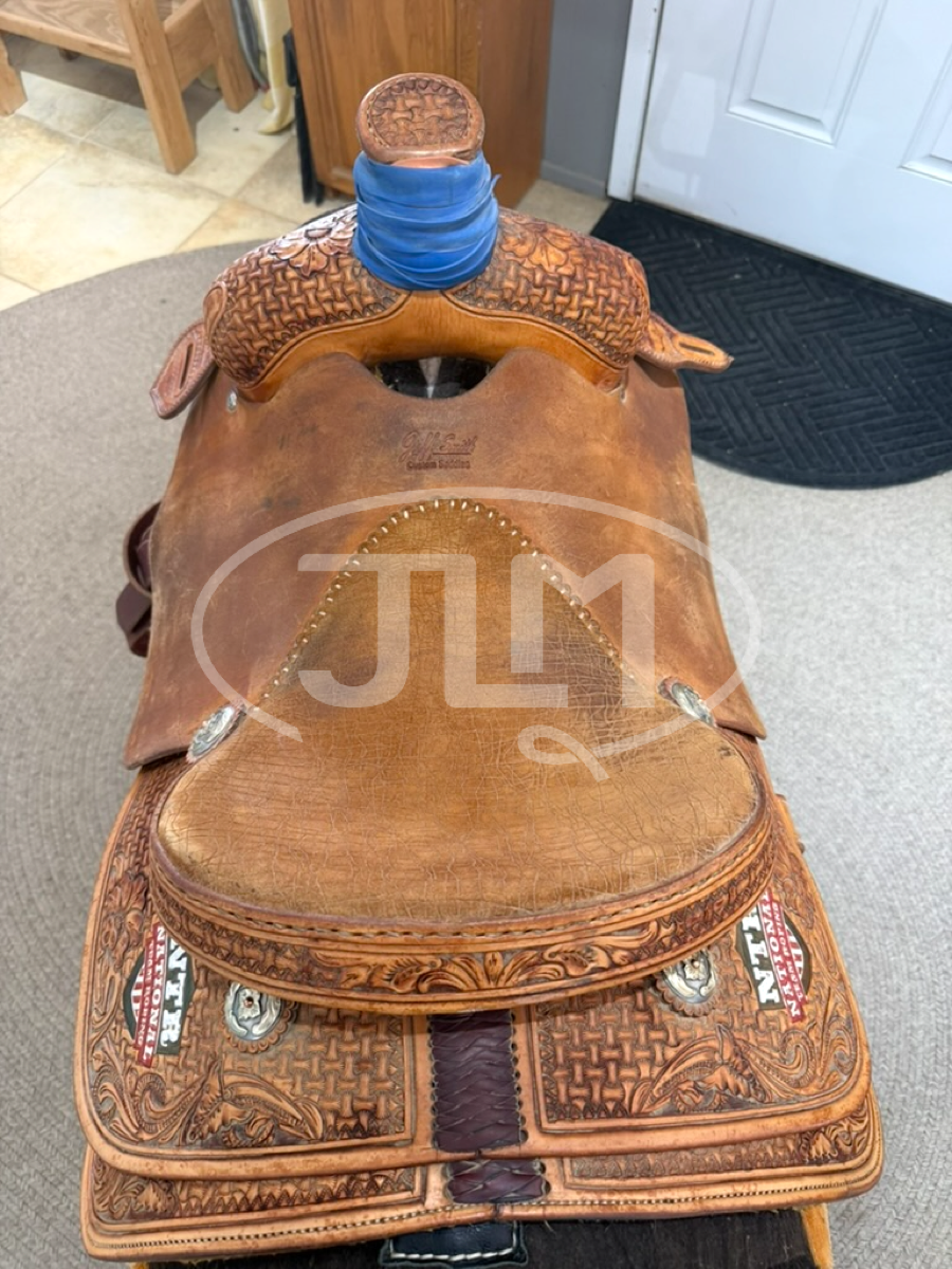 14.5" Jeff Smith Team Roping Saddle