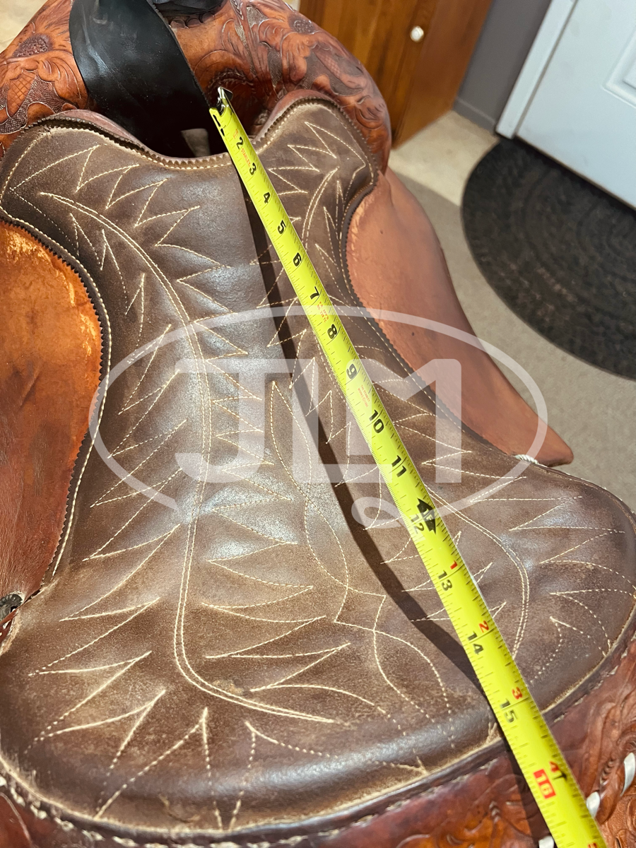 14.5" Longhorn Team Roping Saddle