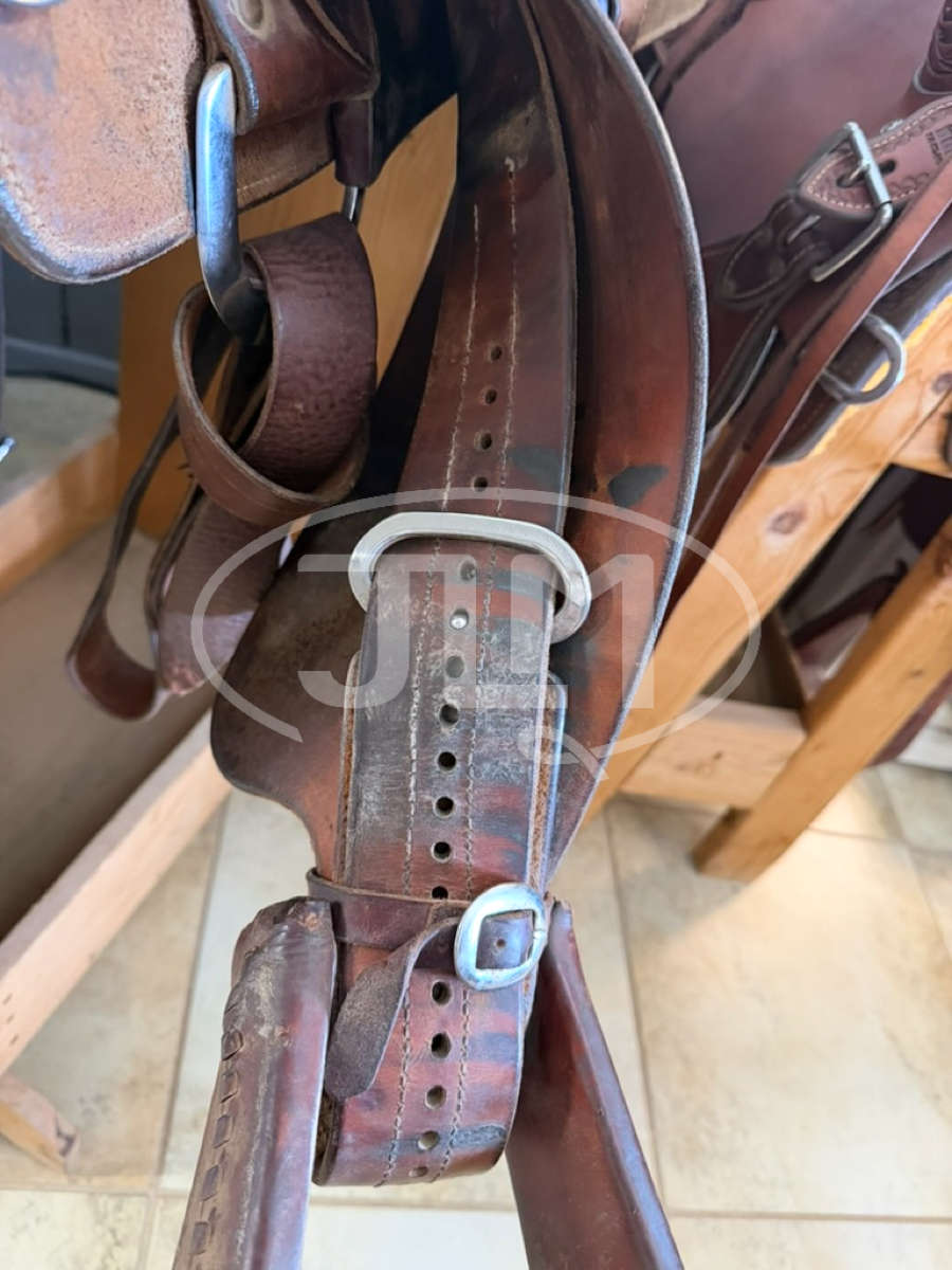 14" Bob's Custom Saddles Team Roping Saddle