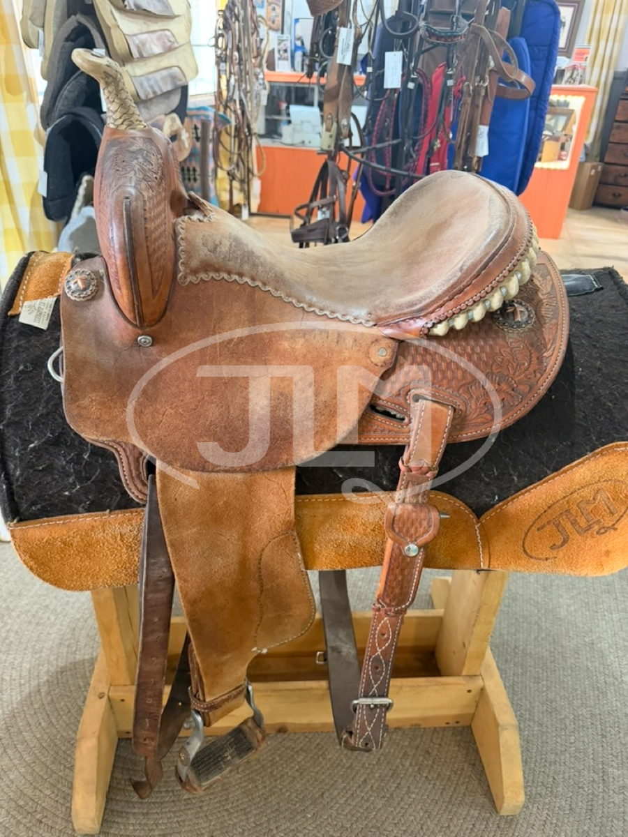 14" Merrill Barrel Saddle by Diamond M Saddlery