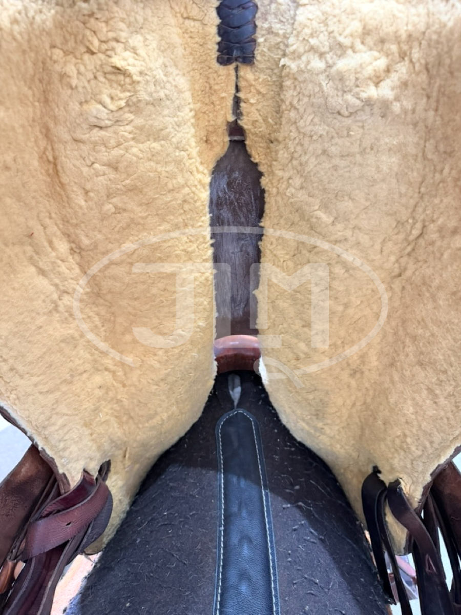 16" Bob's Custom Saddles Duane Latimer Reining Saddle    S1123