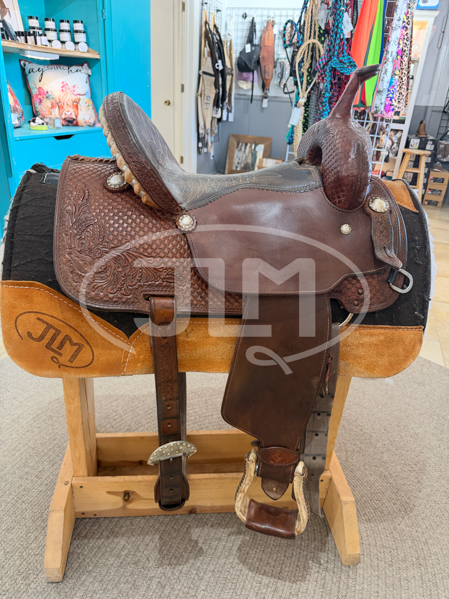 14.5" Tod Slone Diamond S Barrel Saddle
