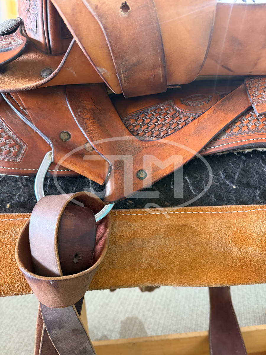 16" JJ Maxwell Cutting Saddle