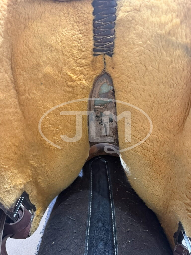 14" Martin Saddlery Crown C Roughout Barrel Saddle