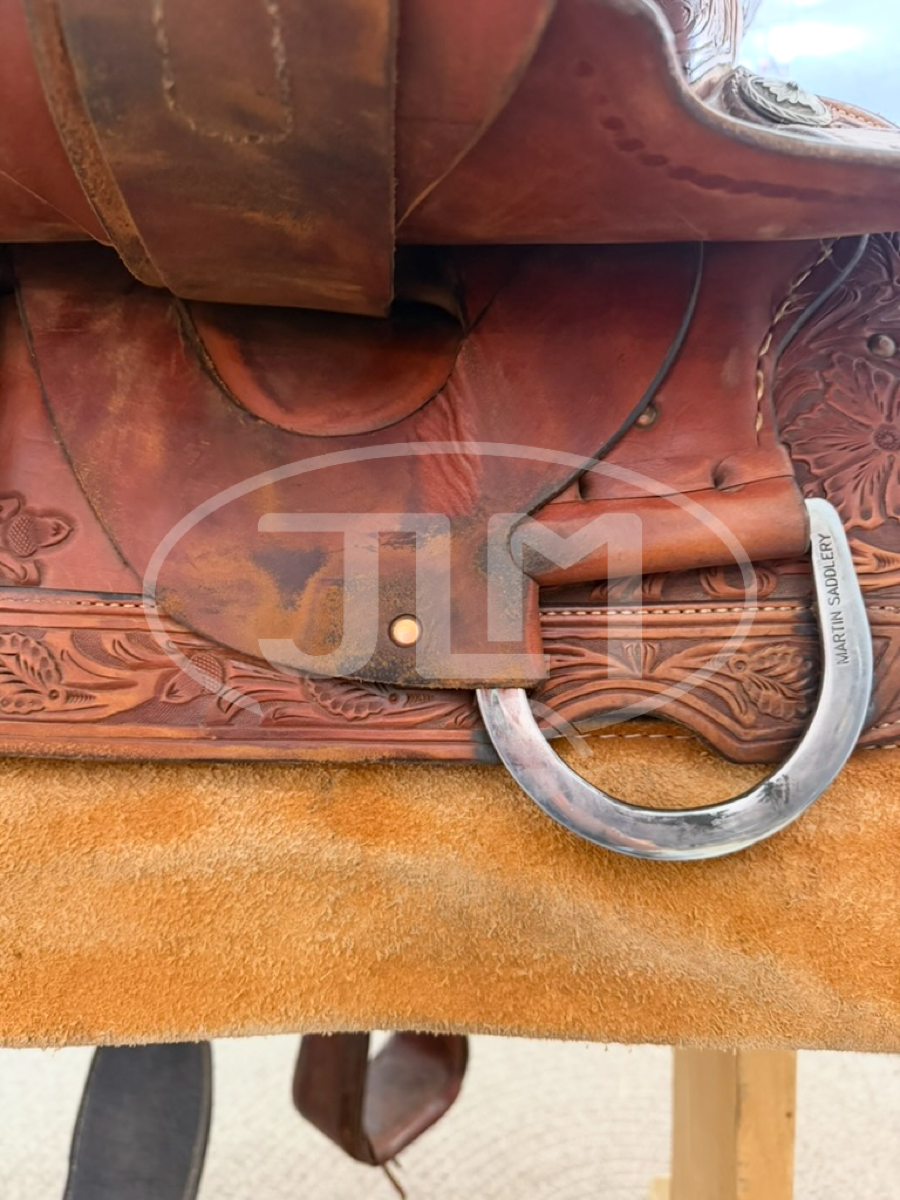 14" Martin Saddlery 01 Roper Team Roping Saddle     S1124