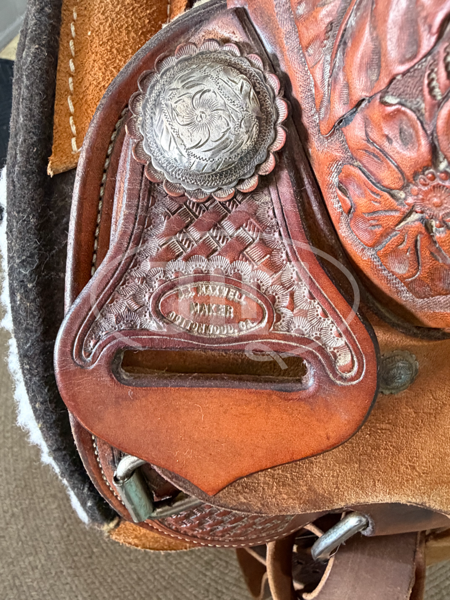 16" JJ Maxwell Cutting Saddle