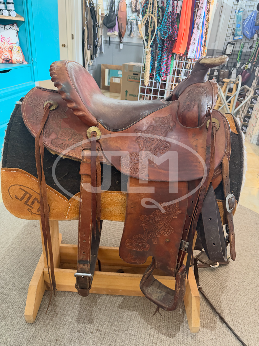 14.5" John Fallis Balanced Ride Ranch Saddle 3447