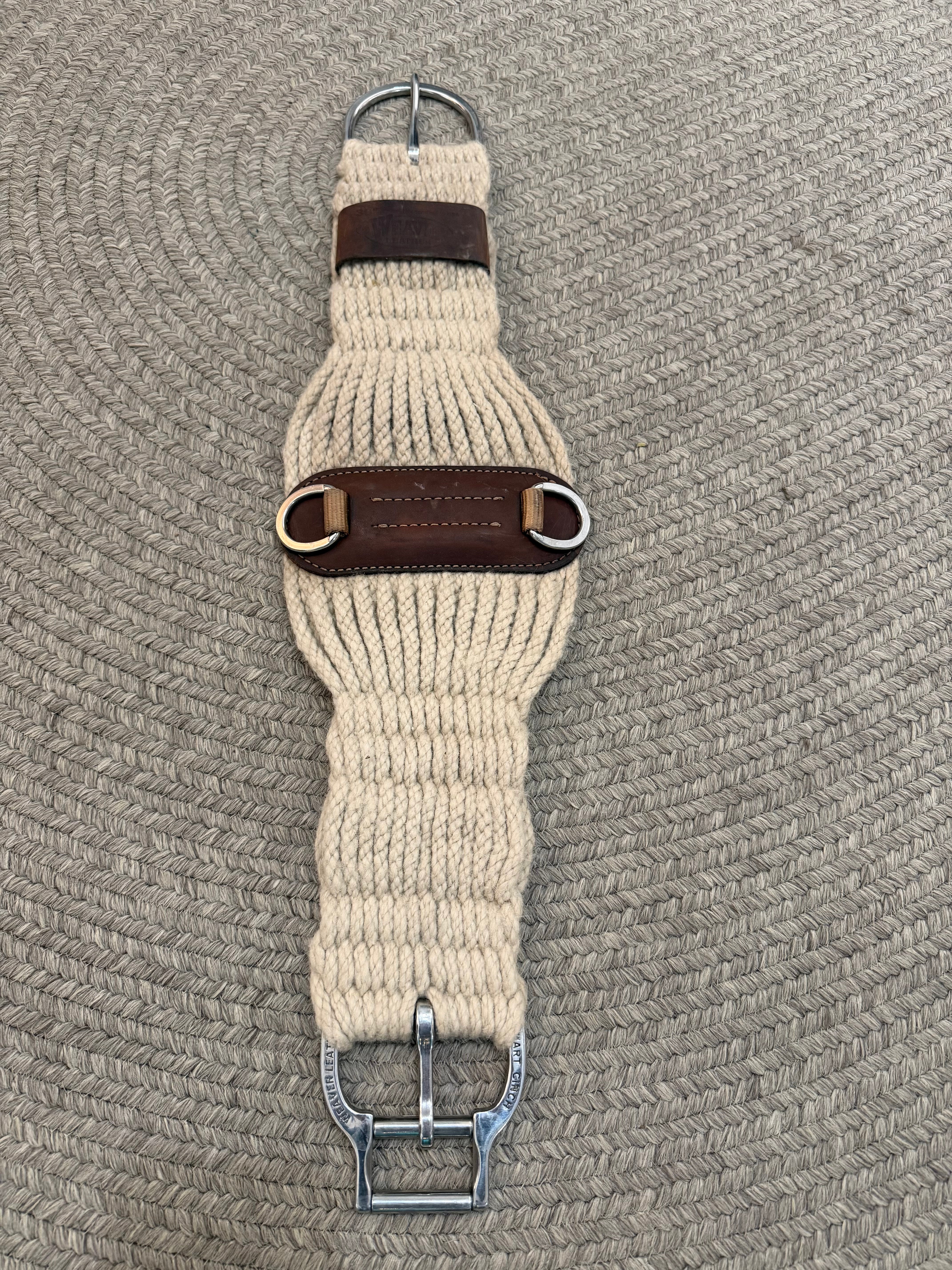 30 inch Weaver Leather Smart Mohair Roping Cinch