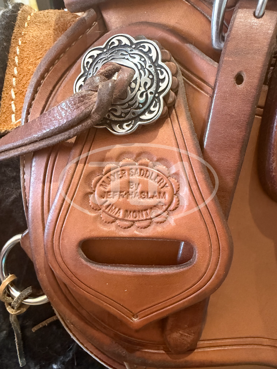 16" Mayer Saddlery Custom Ranch Saddle by Jeff Haslam