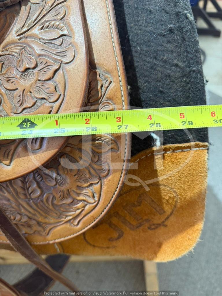 15.5" Reining Saddle by Riata Saddles Wickenburg AZ      S1158