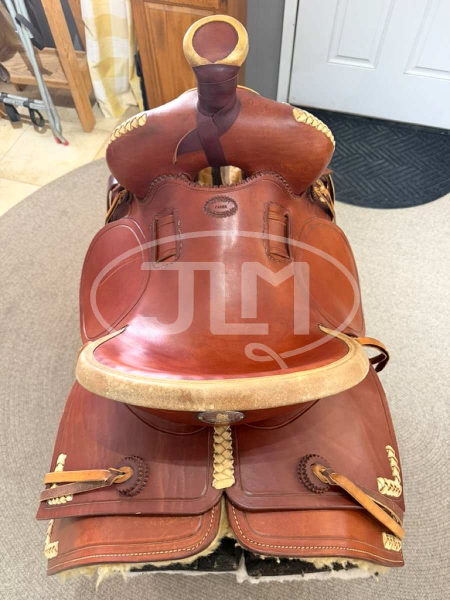 15" JJ Croft Custom Handmade Ranch Saddle