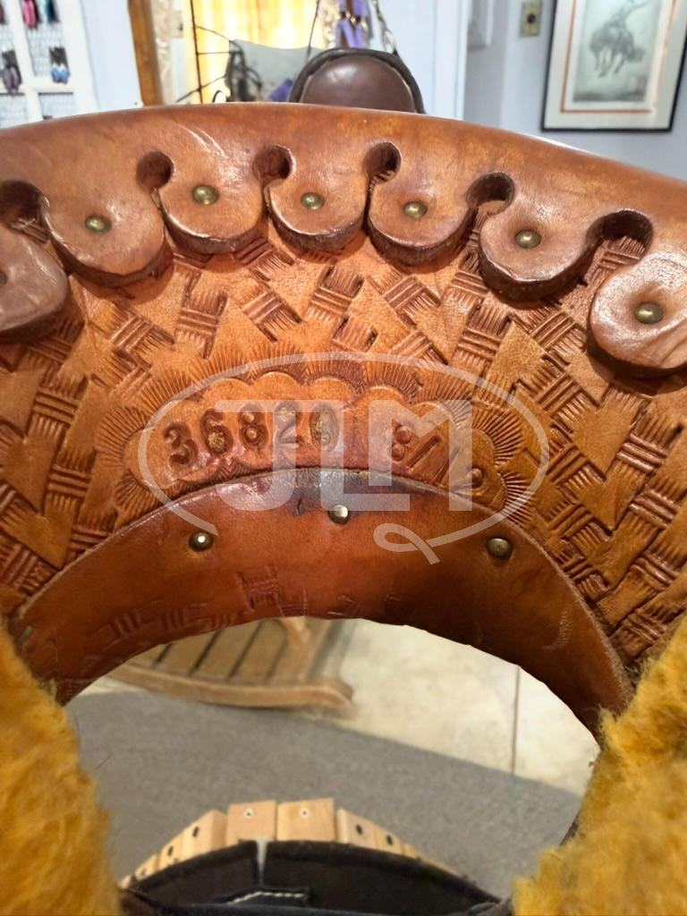 14.5" Double J Lynn McKenzie Nueva Barrel Saddle