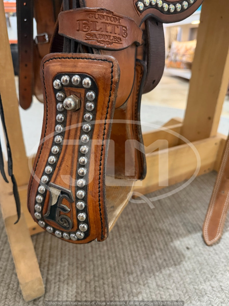 15" Elite Custom Saddles Lady Reiner Saddle     S1162