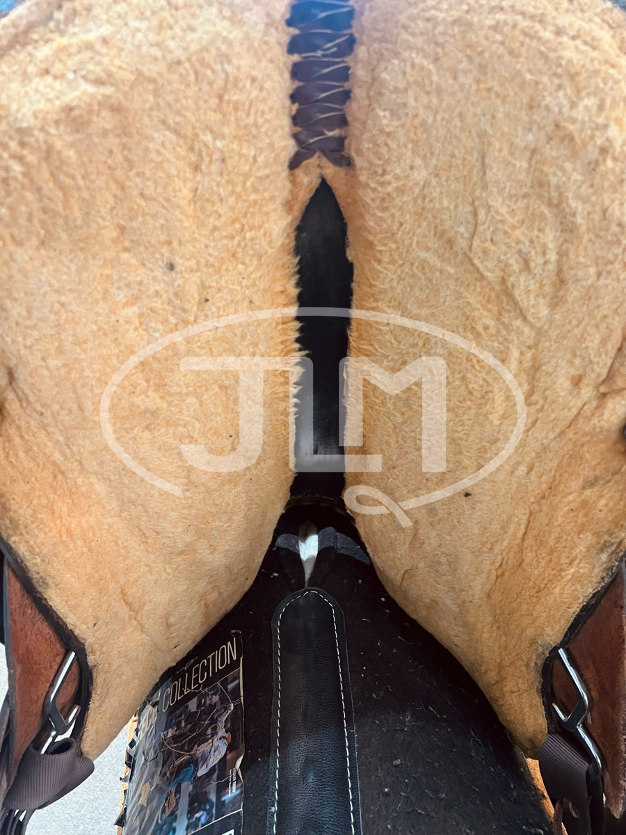 15" Extra Wide Double J Saddlery Speedster Barrel Saddle