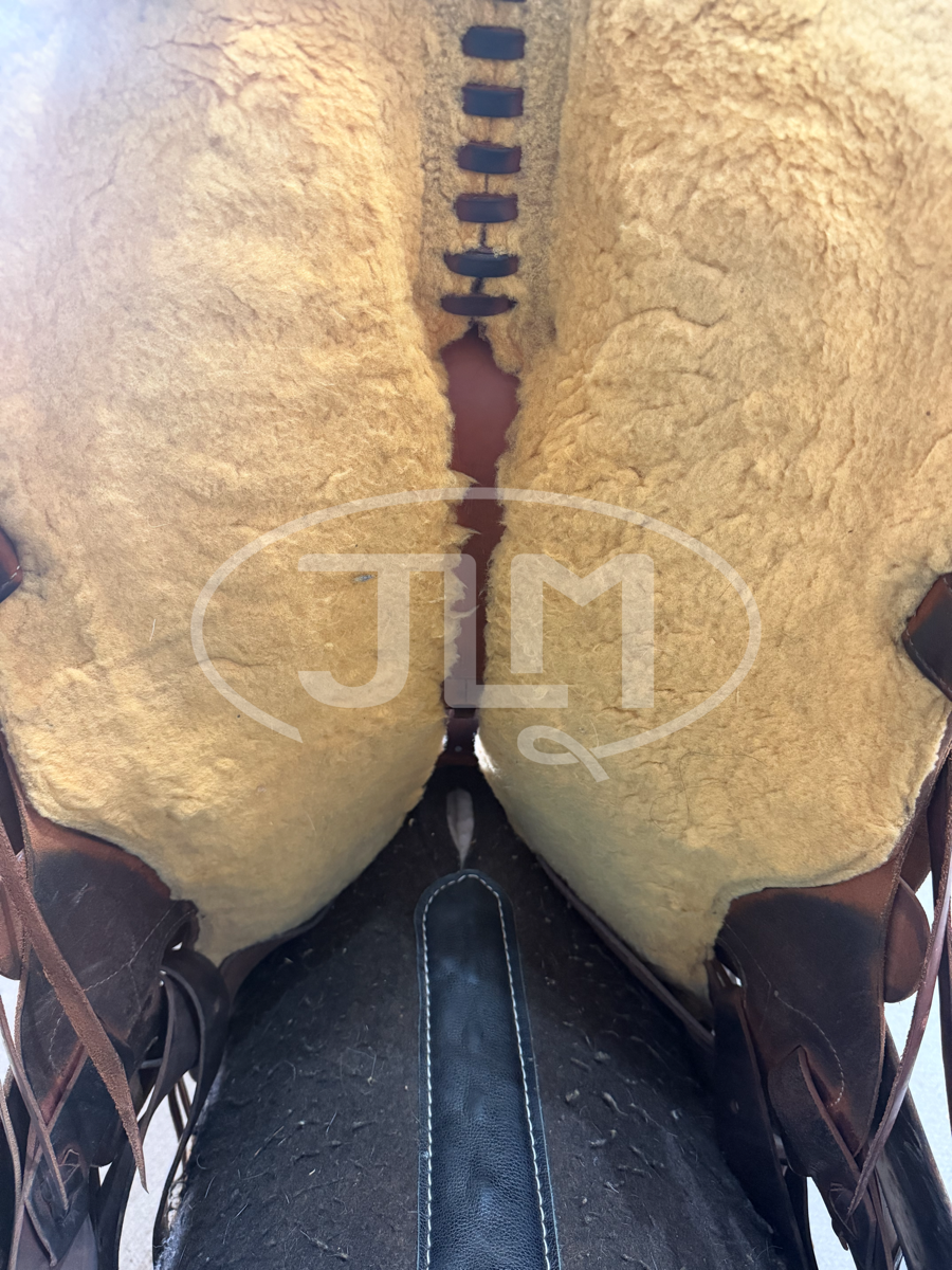 14.5" John Fallis Balanced Ride Ranch Saddle 3448