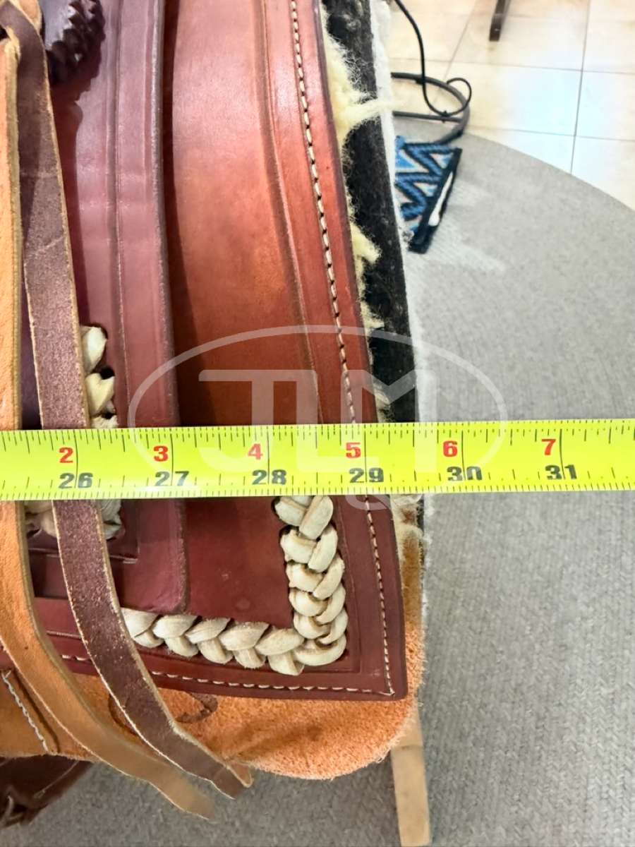 15" JJ Croft Custom Handmade Ranch Saddle