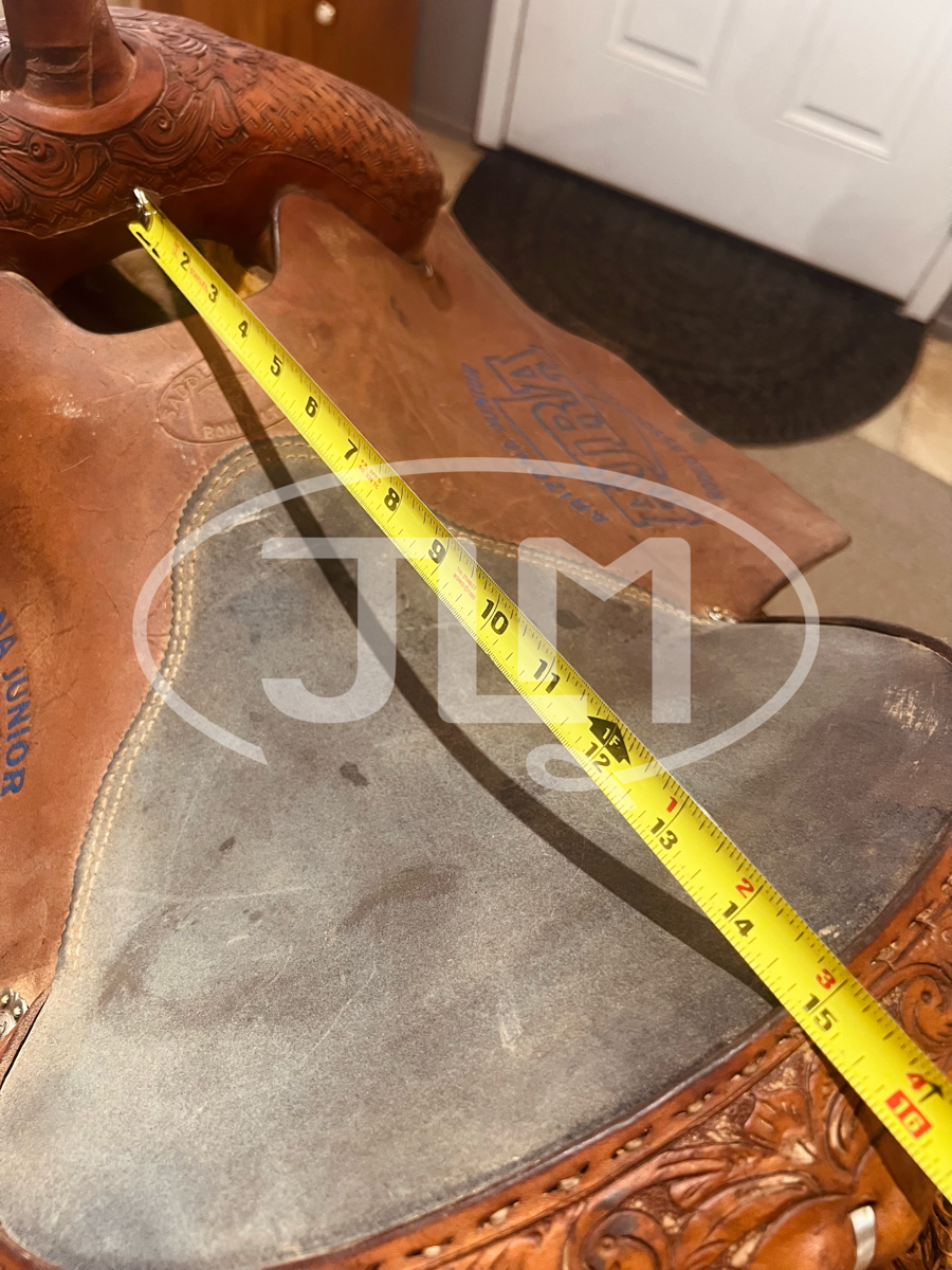 15" Twister Saddle Shop Team Roping Saddle